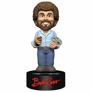 Neca Bob Ross Limited Edition Gift Set Bundle 3D Vinyl Bobblehead Painter